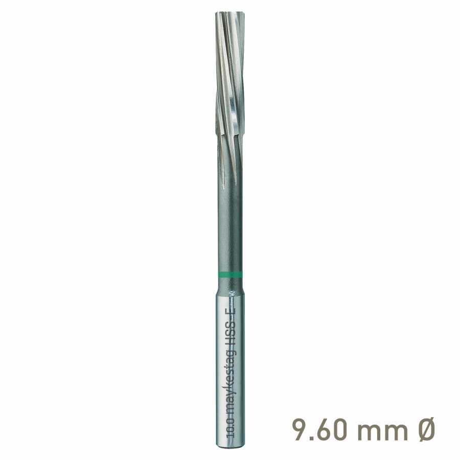 (image for) Maykestag HSS-E NC Machine Reamer 9.6mm Left-Hand Spiral Industrial