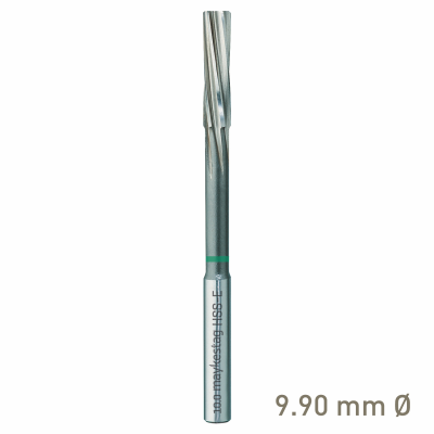 (image for) Maykestag HSS-E NC Machine Reamer 9.9mm Left-Hand Spiral Industrial