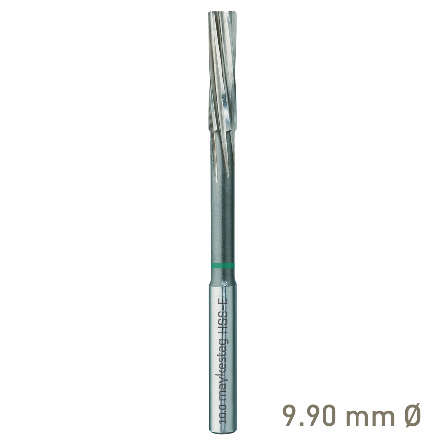 (image for) Maykestag HSS-E NC Machine Reamer 9.9mm Left-Hand Spiral Industrial