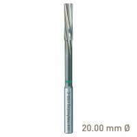 Maykestag HSS-E NC Machine Reamer 20.0mm Left-Hand Spiral Industrial (image for) Maykestag HSS-E NC Machine Reamer 20.0mm Left-Hand Spiral Industrial