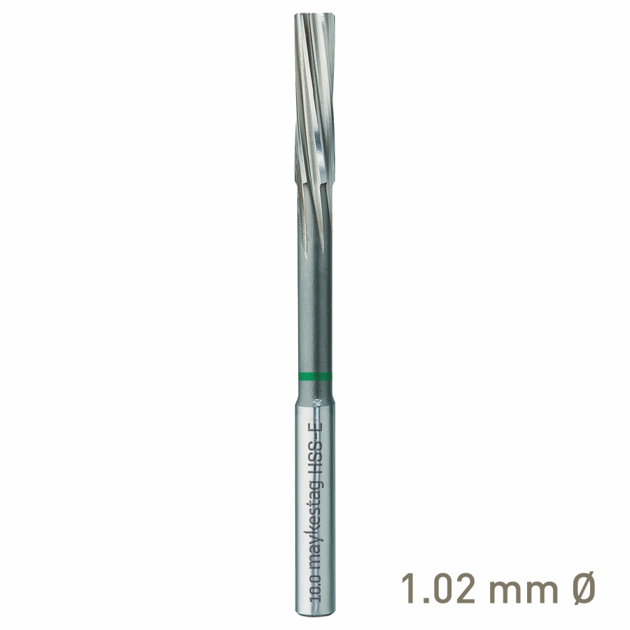 (image for) Maykestag HSS-E NC Machine Reamer 1.02mm Nominal Shank Form D