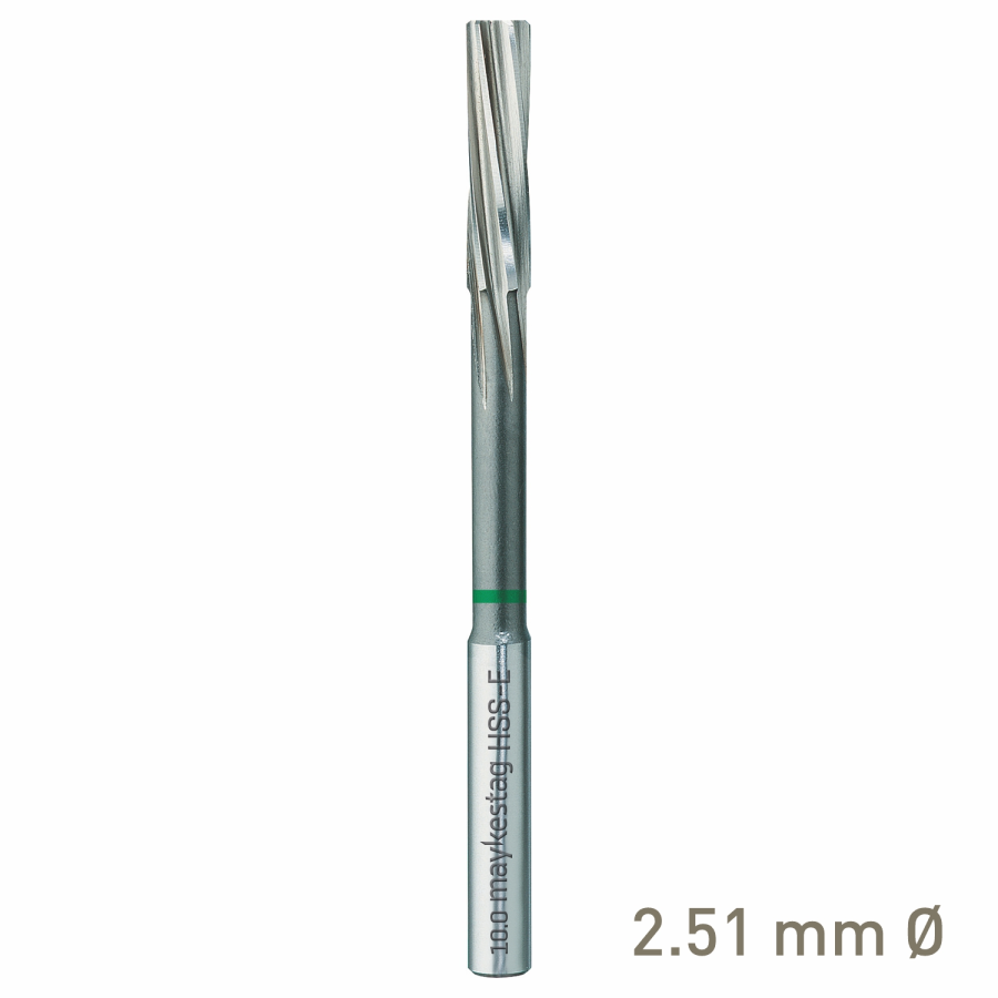 (image for) Maykestag HSS-E NC Machine Reamer 2.51mm Nominal Shank Form D