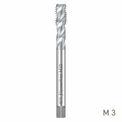 (image for) Maykestag Speedtap Universal HSSE-V3 Machine Tap M3 Spiral Fluted DIN 376