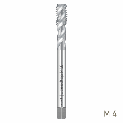 (image for) Maykestag Speedtap Universal HSSE-V3 Machine Tap M4 Spiral Fluted DIN 376