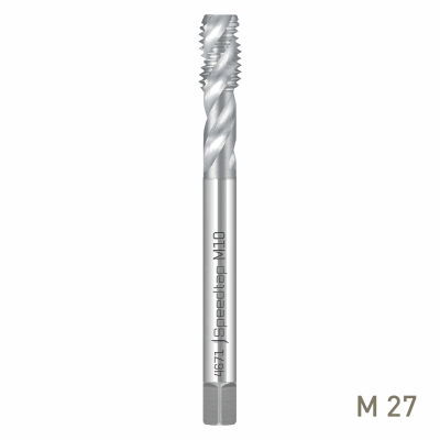 (image for) Maykestag Speedtap Universal HSSE-V3 Machine Tap M27 Spiral Fluted DIN 376
