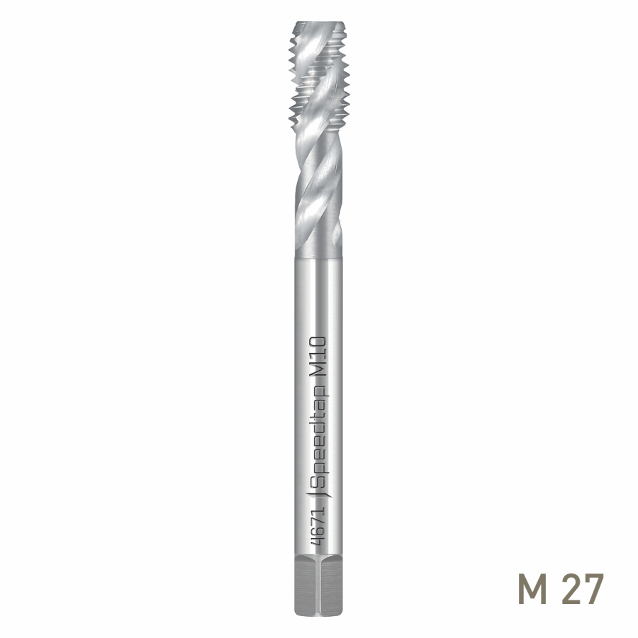 (image for) Maykestag Speedtap Universal HSSE-V3 Machine Tap M27 Spiral Fluted DIN 376