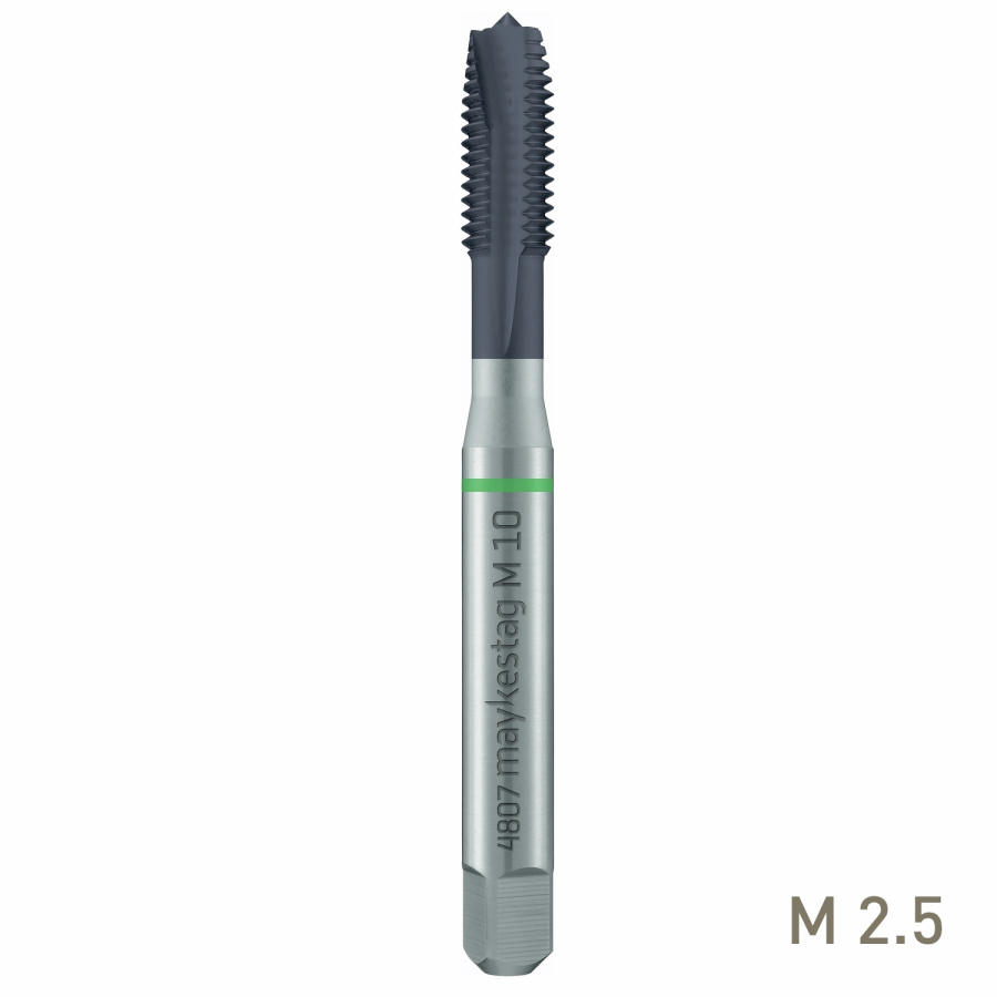 (image for) Maykestag HSS-Co5 Machine Tap M2.5 Straight Fluted Metric ISO DIN 13 ALUNIT