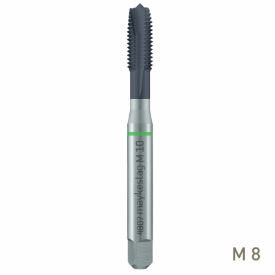 (image for) Maykestag HSS-Co5 Machine Tap M8 Straight Fluted Metric ISO DIN 13 ALUNIT