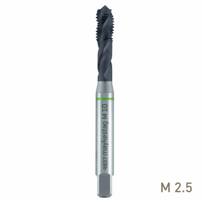 (image for) Maykestag HSS-Co5 Machine Tap M2.5 Spiral Fluted ALUNIT DIN 371/376