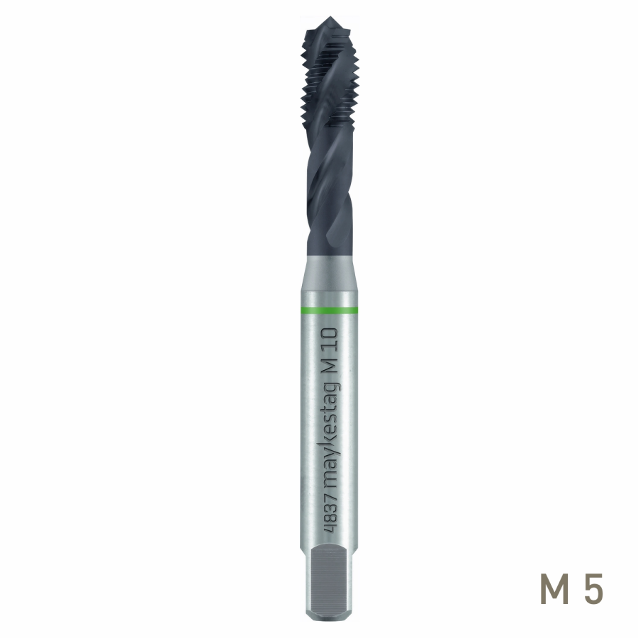 (image for) Maykestag HSS-Co5 Machine Tap M5 Spiral Fluted ALUNIT DIN 371/376