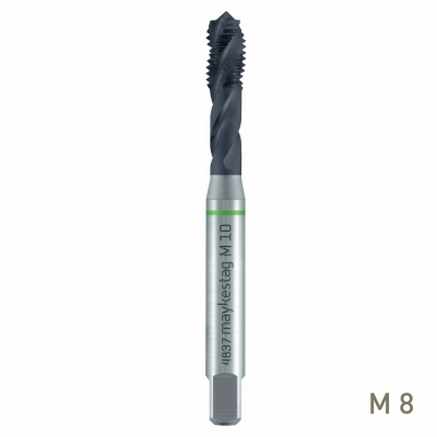 (image for) Maykestag HSS-Co5 Machine Tap M8 Spiral Fluted ALUNIT DIN 371/376