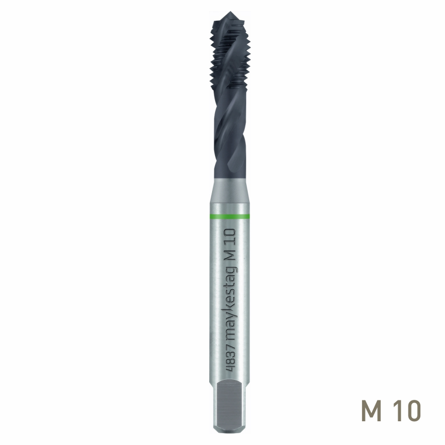 (image for) Maykestag HSS-Co5 Machine Tap M10 Spiral Fluted ALUNIT DIN 371/376