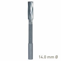 (image for) Maykestag Solid Carbide NC Machine Reamer 14mm Left Hand Spiral H7 Form B