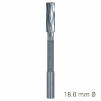 (image for) Maykestag Solid Carbide NC Machine Reamer 18mm Left Hand Spiral H7 Form B