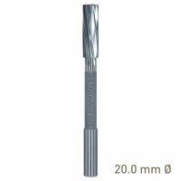 (image for) Maykestag Solid Carbide NC Machine Reamer 20mm Left Hand Spiral H7 Form B