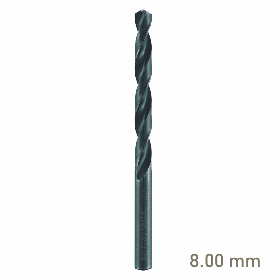 (image for) Maykestag HSS Jobber Drill Bit 8mm Bulk Split Point Industrial