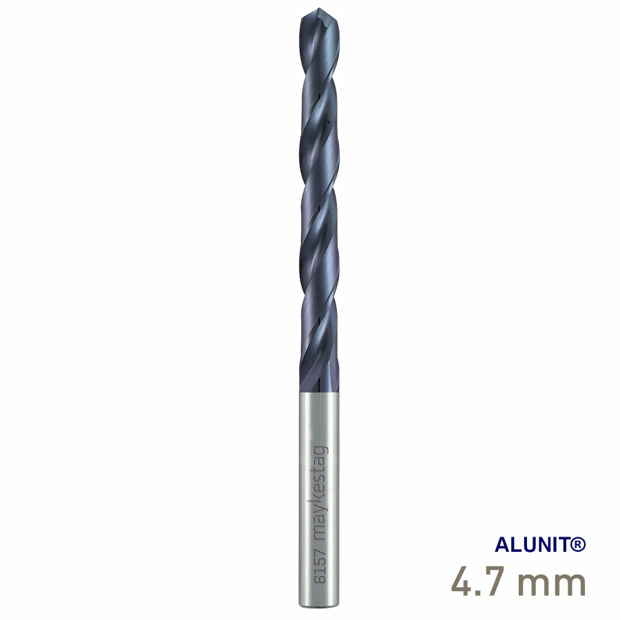 (image for) Maykestag Solid Carbide Drill DIN 338 N ALUNIT&reg; 4.70mm