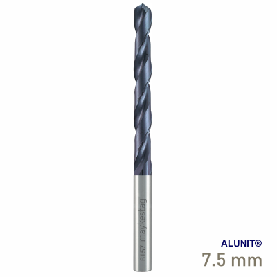 (image for) Maykestag Solid Carbide Drill DIN 338 N ALUNIT&reg; 7.50mm