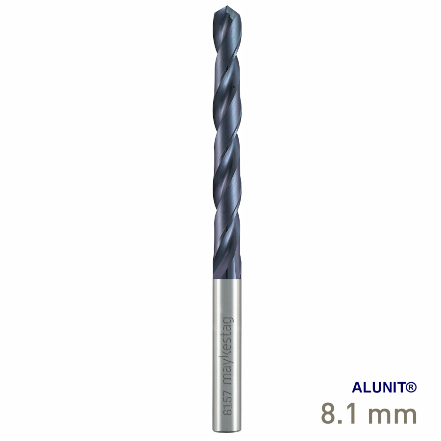 (image for) Maykestag Solid Carbide Drill DIN 338 N ALUNIT&reg; 8.10mm