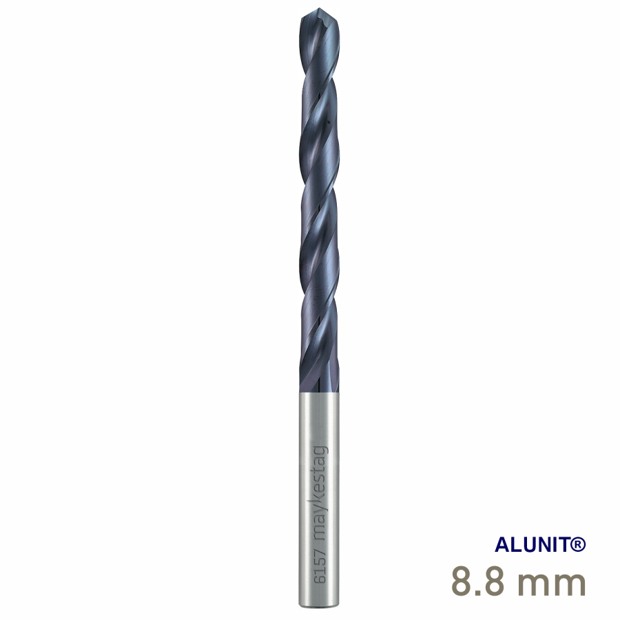 (image for) Maykestag Solid Carbide Drill DIN 338 N ALUNIT&reg; 8.80mm