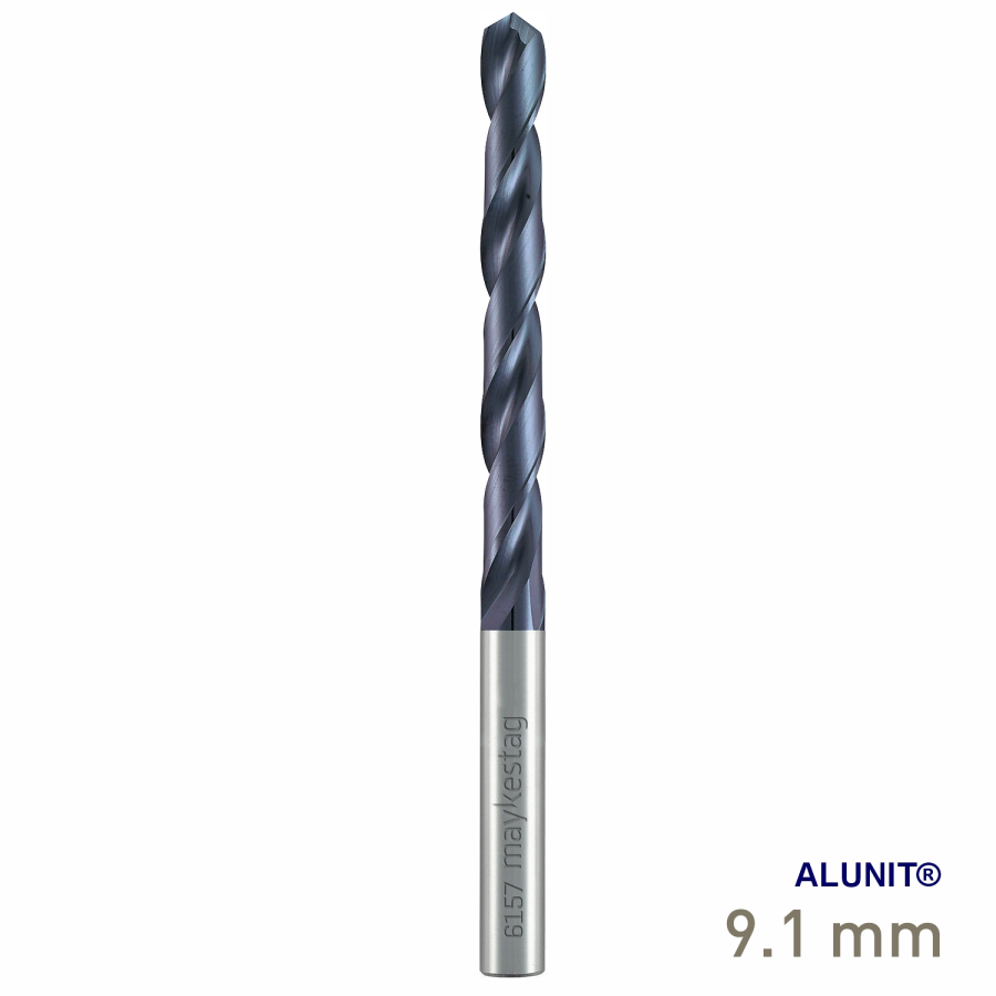(image for) Maykestag Solid Carbide Drill DIN 338 N ALUNIT&reg; 9.10mm