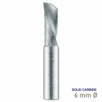 (image for) Maykestag Solid Carbide 1-Flute End Mill Aluminium & Plastics 6.00mm Type W Left-Hand Spiral