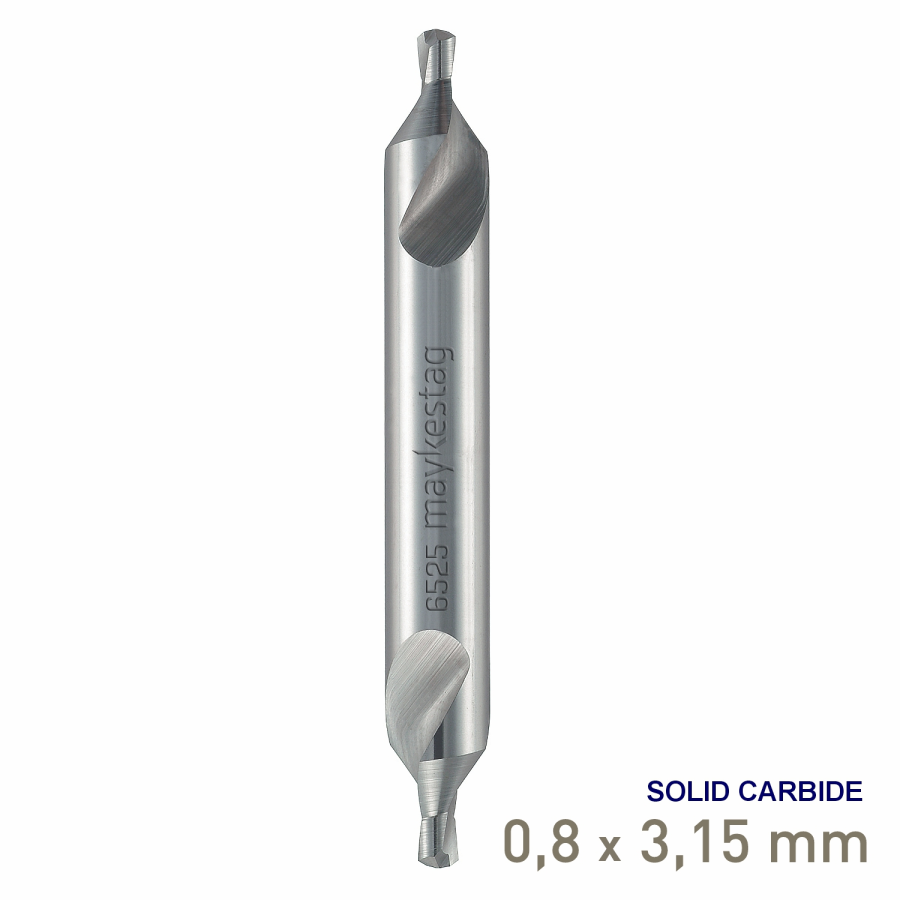 (image for) Maykestag VHM Solid Carbide Centre Drill 0.8mm DIN 333 A