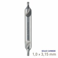 (image for) Maykestag VHM Solid Carbide Centre Drill 1mm DIN 333 A