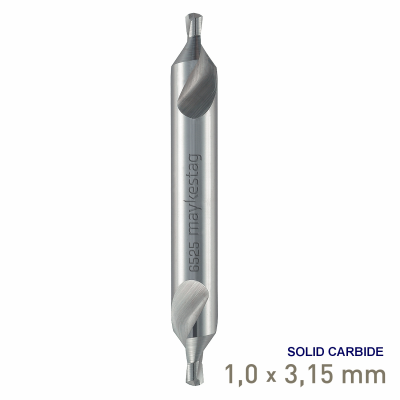 (image for) Maykestag VHM Solid Carbide Centre Drill 1mm DIN 333 A