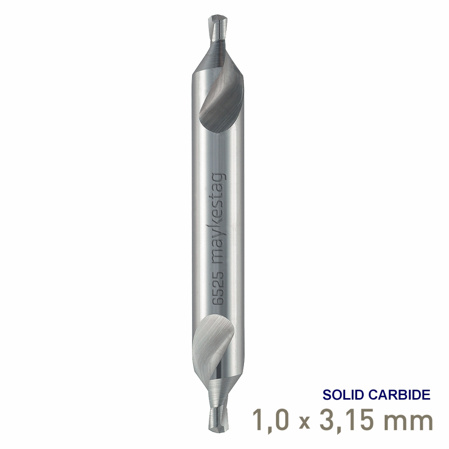 (image for) Maykestag VHM Solid Carbide Centre Drill 1mm DIN 333 A