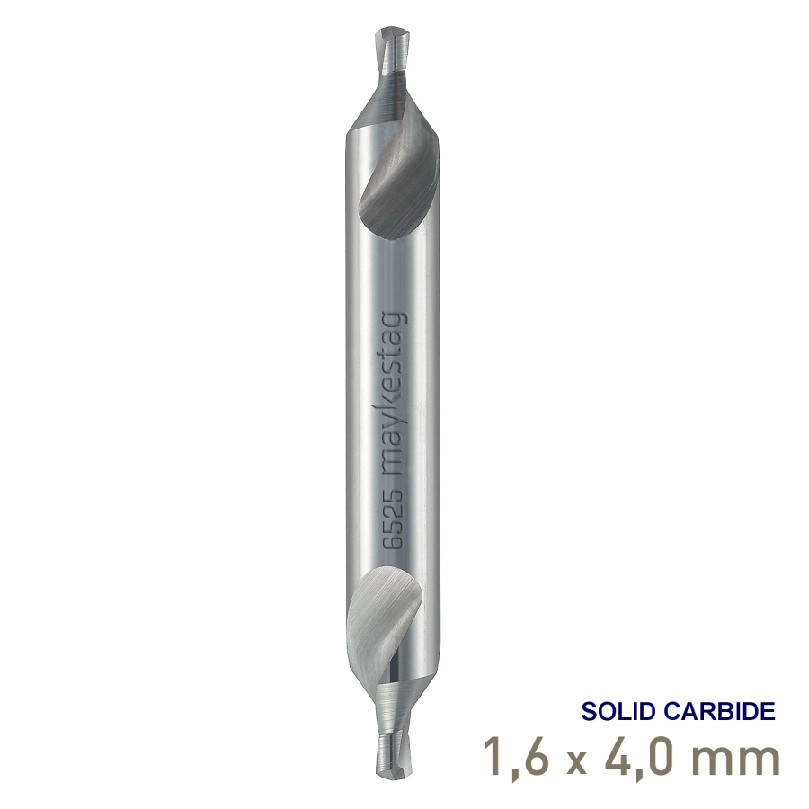 (image for) Maykestag VHM Solid Carbide Centre Drill 1.6mm DIN 333 A