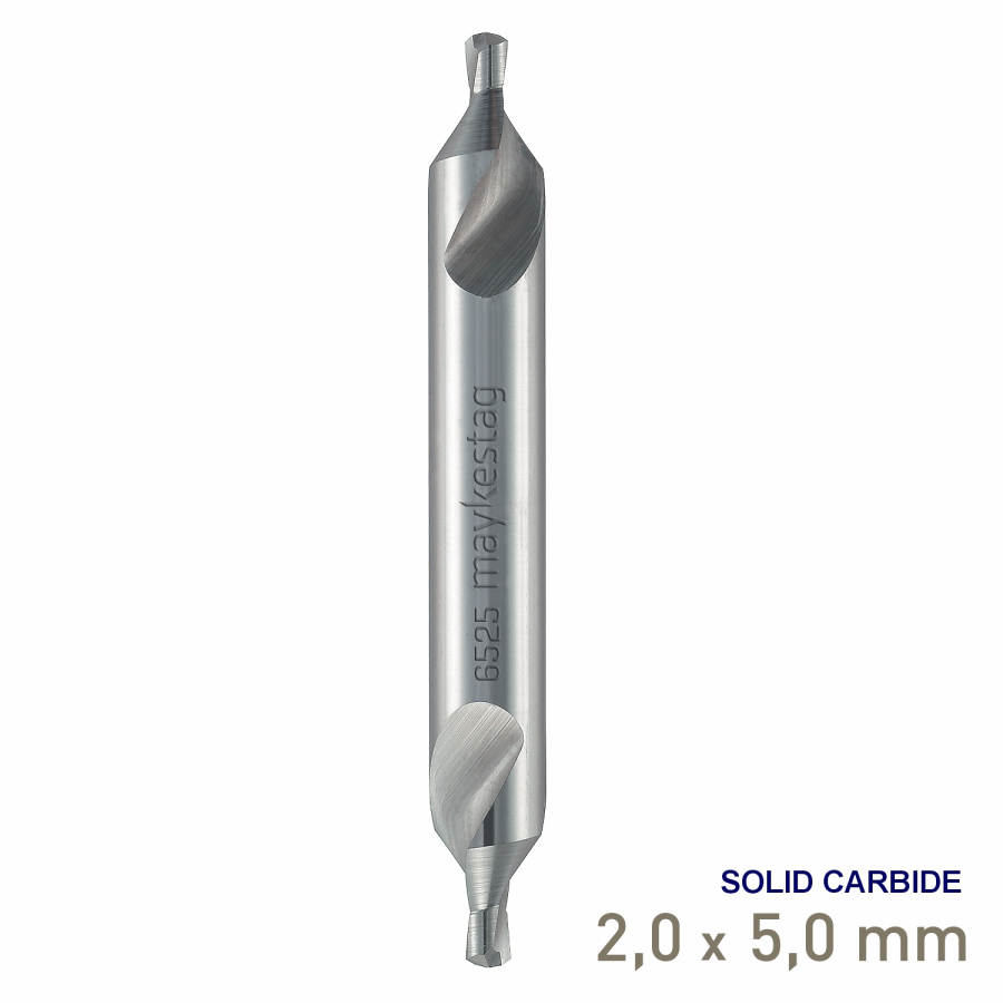 (image for) Maykestag VHM Solid Carbide Centre Drill 2mm DIN 333 A