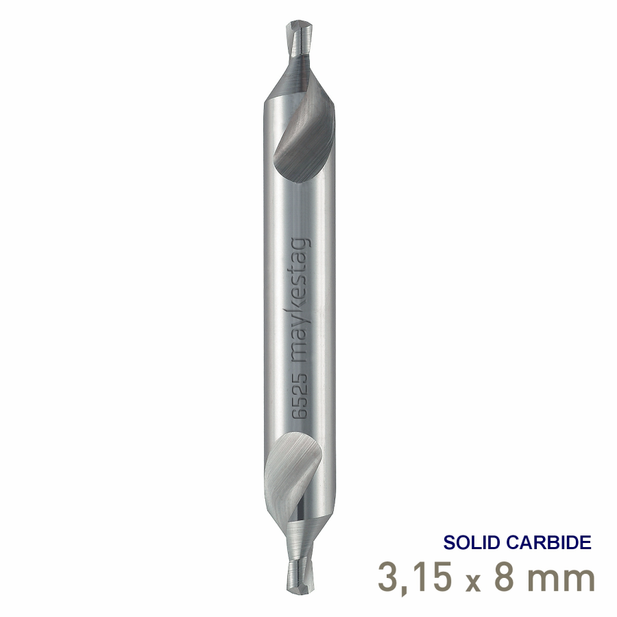 (image for) Maykestag VHM Solid Carbide Centre Drill 3.15mm DIN 333 A