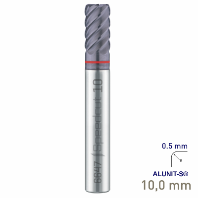 (image for) Sc Speedcut 68 Hrc Z6 10.0mm Radius 0.5mm