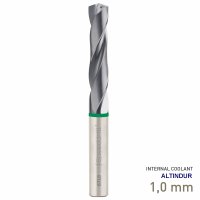 Maykestag Speeddrill+ Universal Solid Carbide Drill Bit 1mm 3xD ALTINDUR (image for) Maykestag Speeddrill+ Universal Solid Carbide Drill Bit 1mm 3xD ALTINDUR