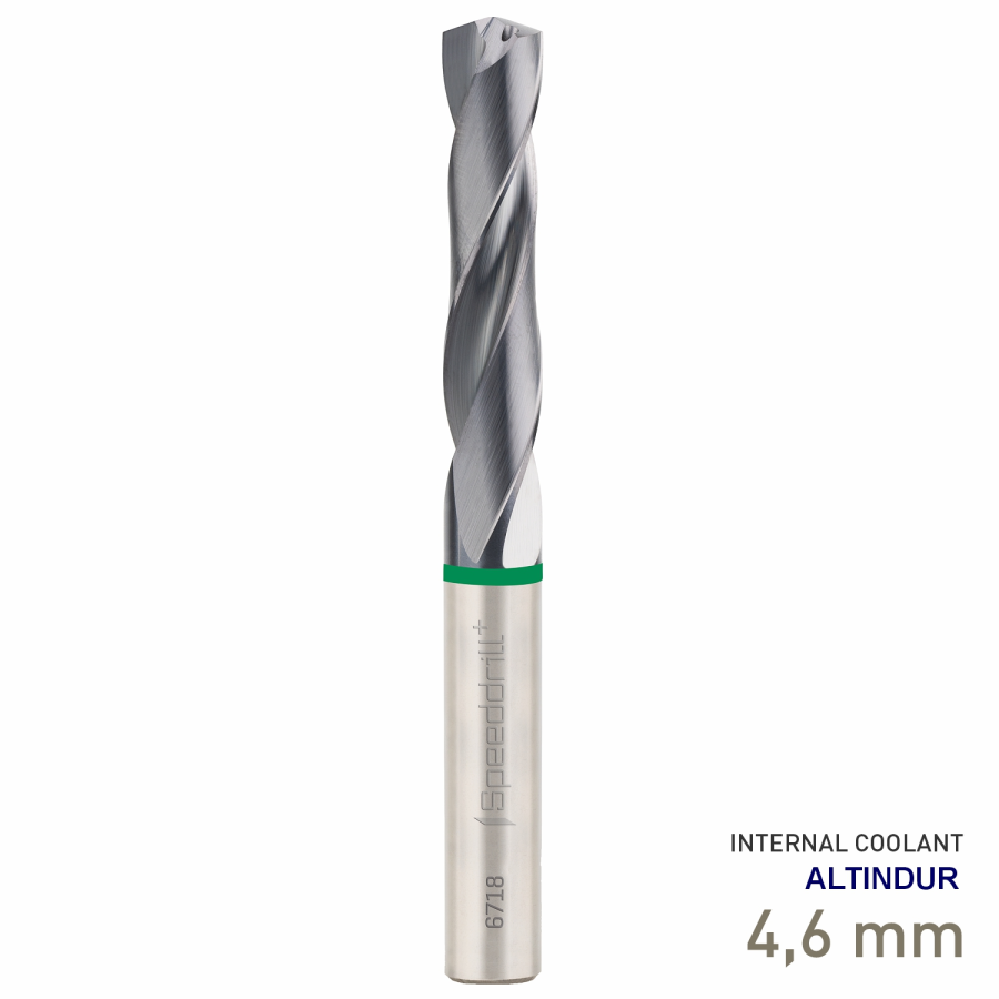 (image for) Maykestag Speeddrill+ Universal Solid Carbide Drill Bit 4.6mm 3xD ALTINDUR