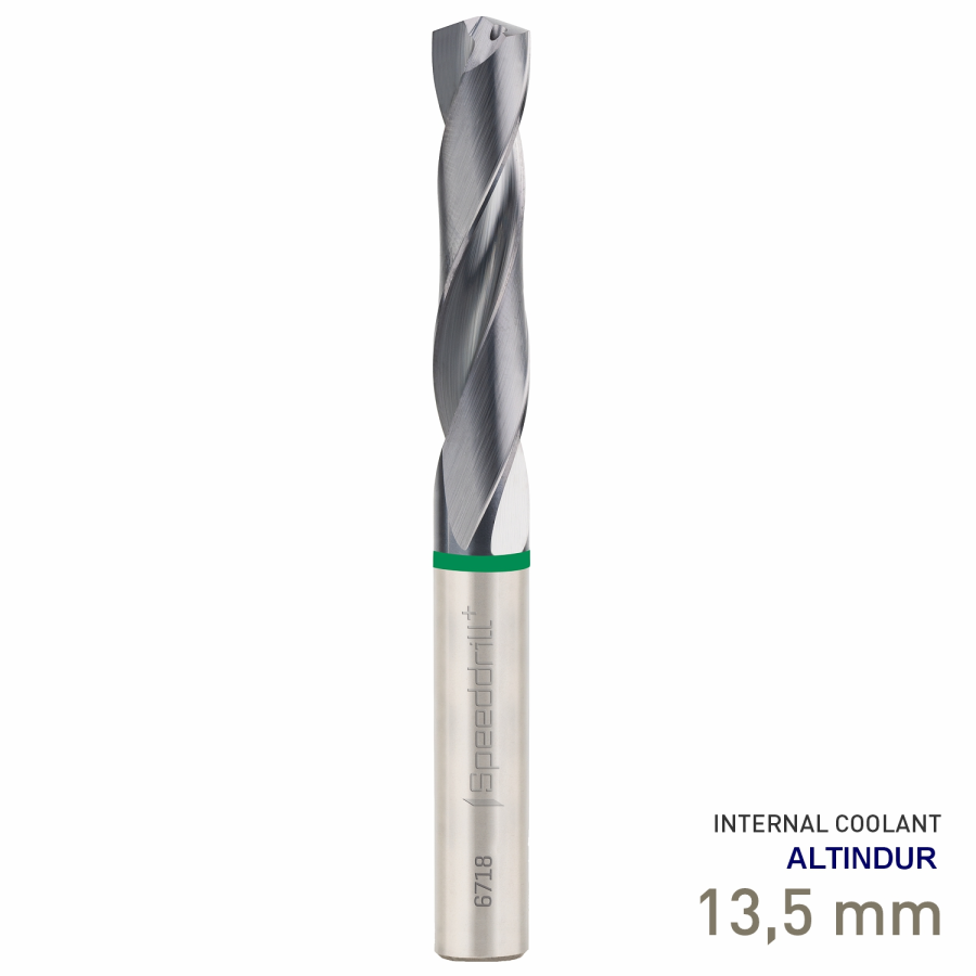 (image for) Maykestag Speeddrill+ Universal Solid Carbide Drill Bit 13.5mm 3xD ALTINDUR