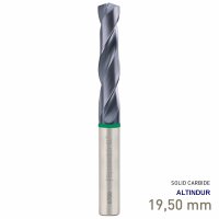 (image for) Maykestag Speeddrill+ Universal Solid Carbide Stub Drill ALTINDUR 19.50mm DIN 6537K 3xD