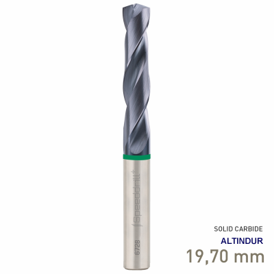 (image for) Maykestag Speeddrill+ Universal Solid Carbide Stub Drill ALTINDUR 19.70mm DIN 6537K 3xD