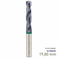(image for) Maykestag Speeddrill+ Universal Solid Carbide Stub Drill ALTINDUR 19.80mm DIN 6537K 3xD