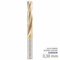 (image for) Maykestag Speeddrill+ Aluminium VHM Solid Carbide Drill 3.3mm DIN 6537L 5xD AURODUR
