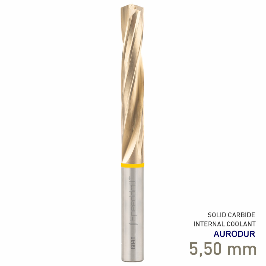 (image for) Maykestag Speeddrill+ Aluminium VHM Solid Carbide Drill 5.5mm DIN 6537L 5xD AURODUR
