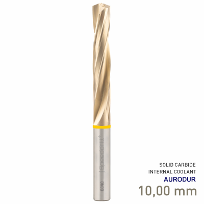 (image for) Maykestag Speeddrill+ Aluminium VHM Solid Carbide Drill 10mm DIN 6537L 5xD AURODUR