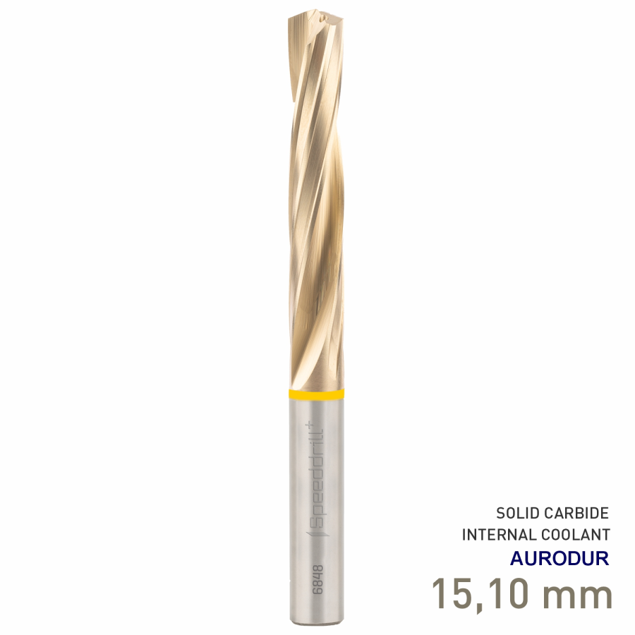 (image for) Maykestag Speeddrill+ Aluminium 15.10mm DIN 6537L 5xD Internal Coolant