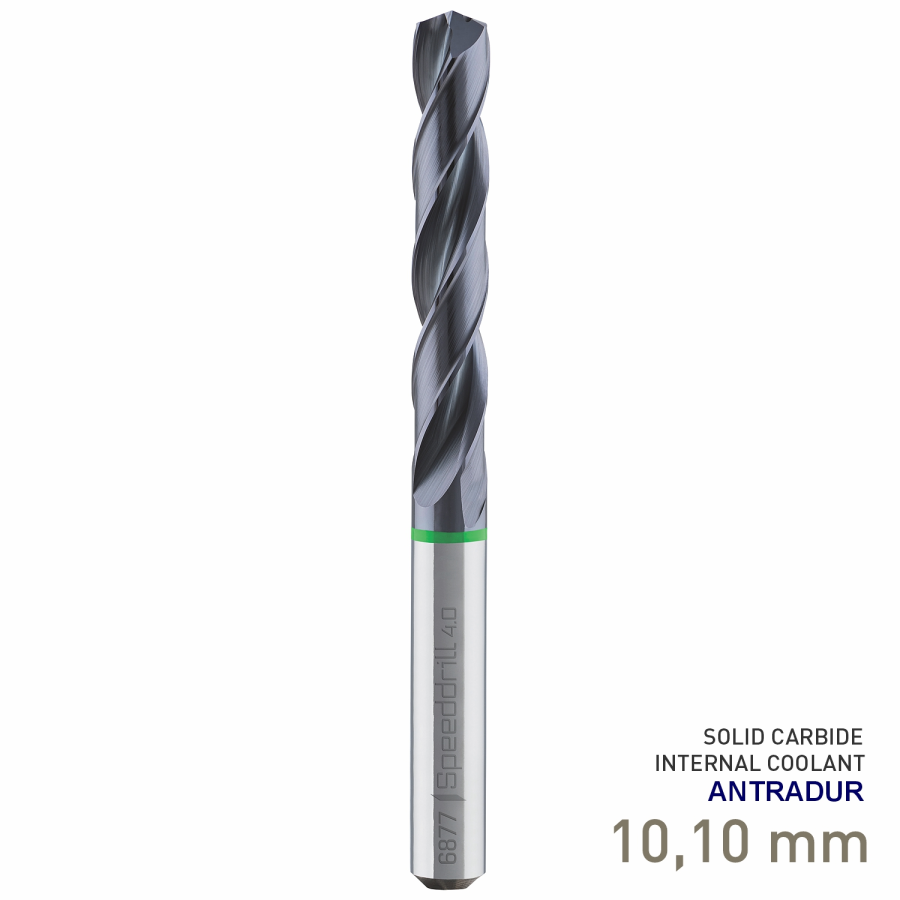 (image for) Maykestag Speeddrill 4.0 Universal Solid Carbide Drill 10.1mm 5xD ANTRADUR