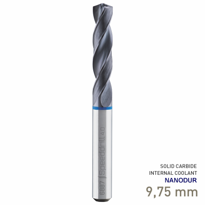 (image for) Maykestag Speeddrill 4.0-Inox HPC Solid Carbide Stub Drill 9.75mm 3xD