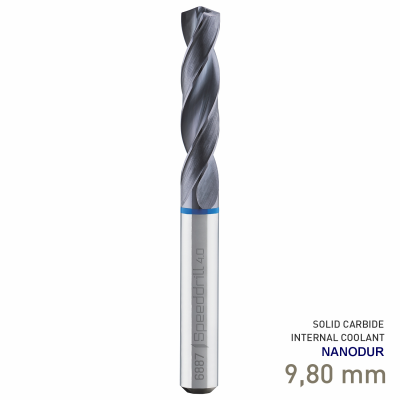 (image for) Maykestag Speeddrill 4.0-Inox HPC Solid Carbide Stub Drill 9.8mm 3xD
