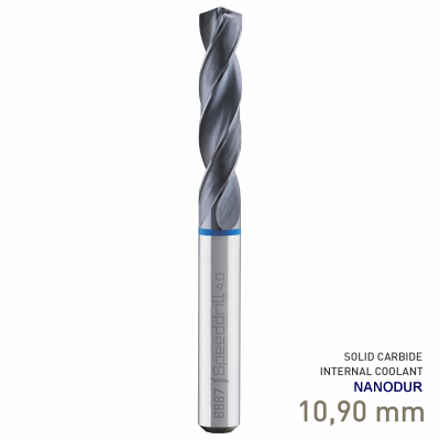 (image for) Maykestag Speeddrill 4.0-Inox HPC Solid Carbide Stub Drill 10.9mm 3xD