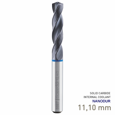 (image for) Maykestag Speeddrill 4.0-Inox HPC Solid Carbide Stub Drill 11.1mm 3xD