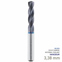 (image for) Maykestag Speeddrill 4.0-Inox HPC Solid Carbide Drill 3.38mm 5xD NANODUR